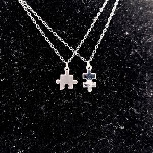 381MIDALANE Micro Puzzle Pendants on Sterling Chains